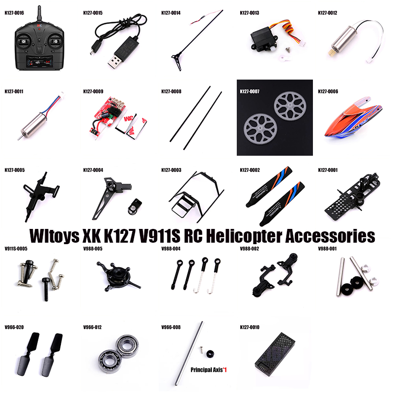 Rc Helicopter Parts - Wltoys XK K127 V911S RC Helicopter