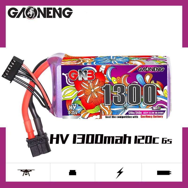 2Pcs GNB 6S Lipo Battery 22.8V - огляд і ціна Rc Helicopter Battery