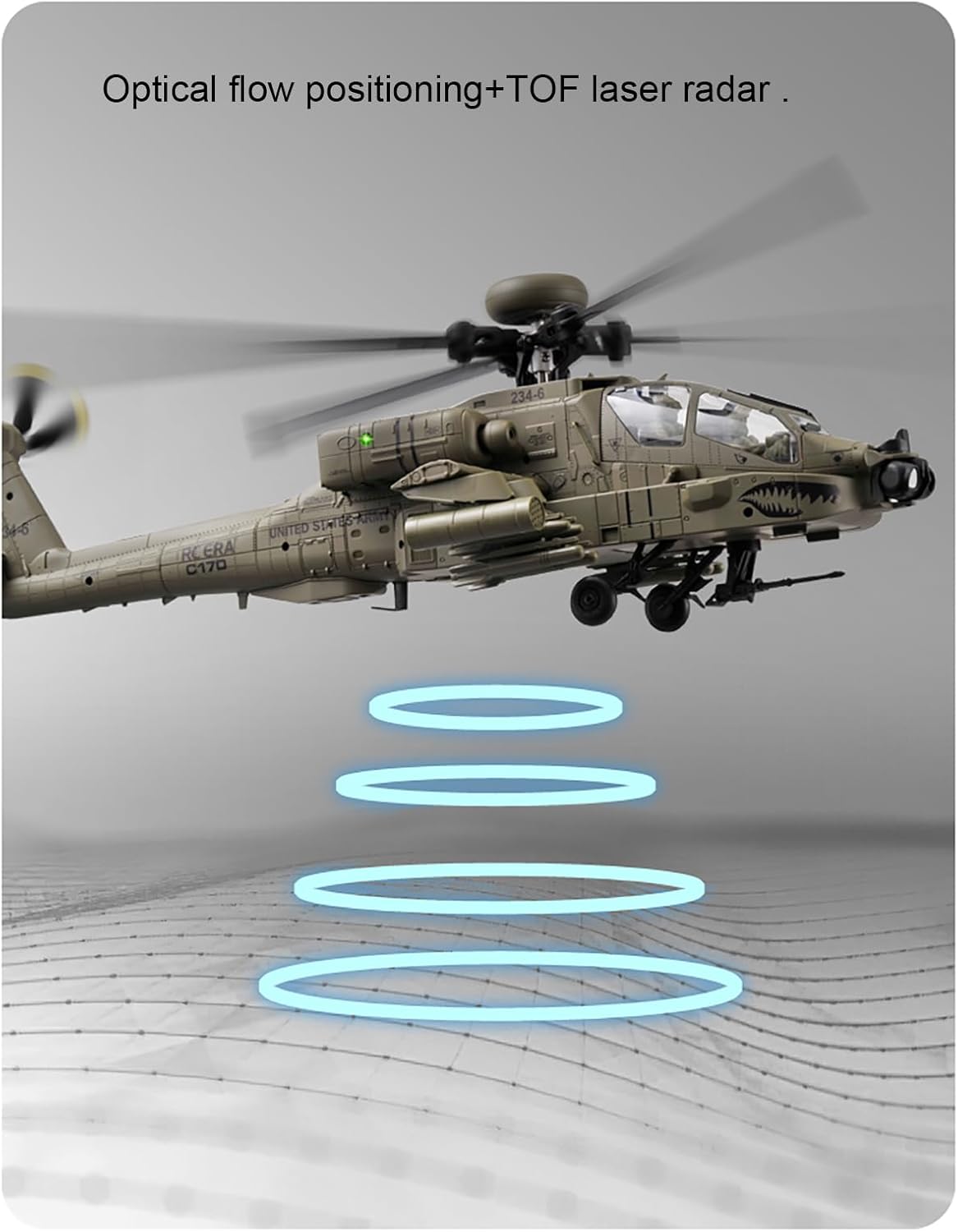310MM 6CH C170 AH-64D Remote C - огляд і ціна Rc Helicopter Case