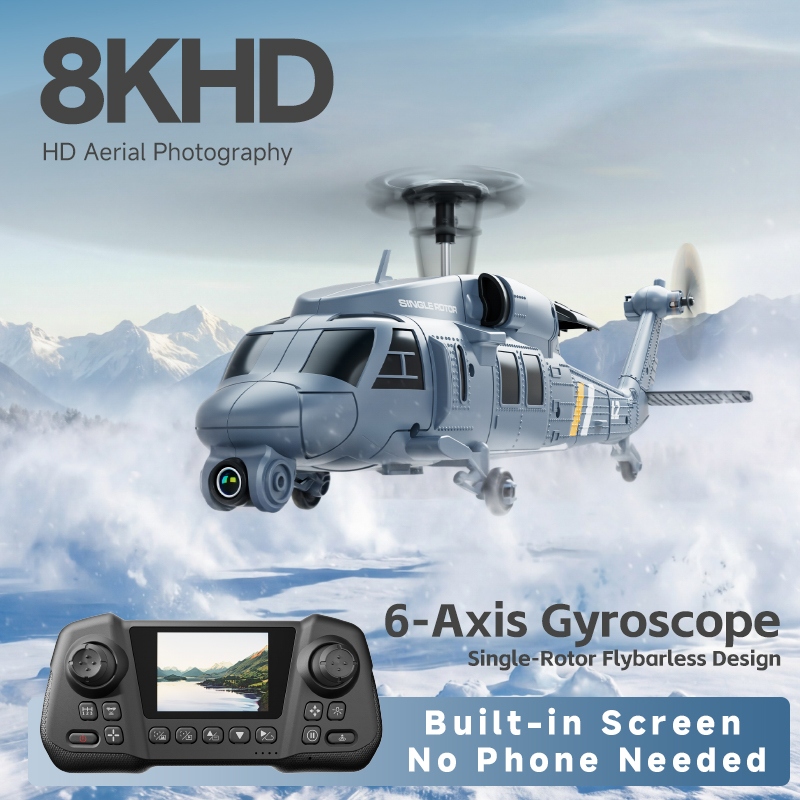 4DRC New L2 8K HD Camera RC He - огляд і ціна Rc Helicopter Nitro