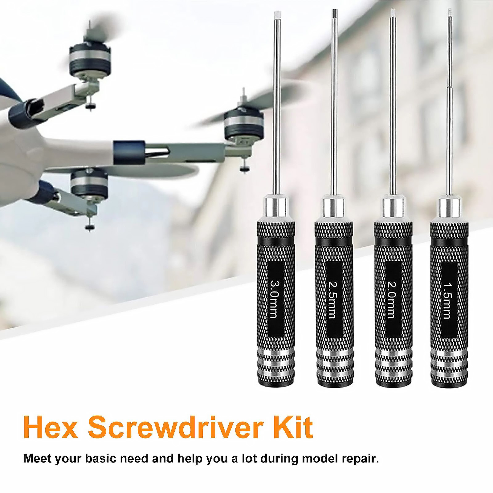 4Pcs/lot RC Tools Hex Nut Scre - огляд і ціна Rc Helicopter Tool Kit