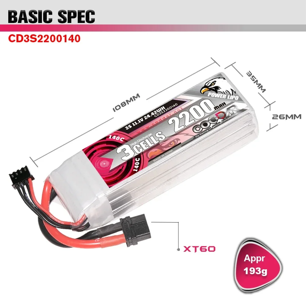 2200mAh 3S 11.1V Li-po Ba-tter - огляд і ціна Rc Helicopter Case