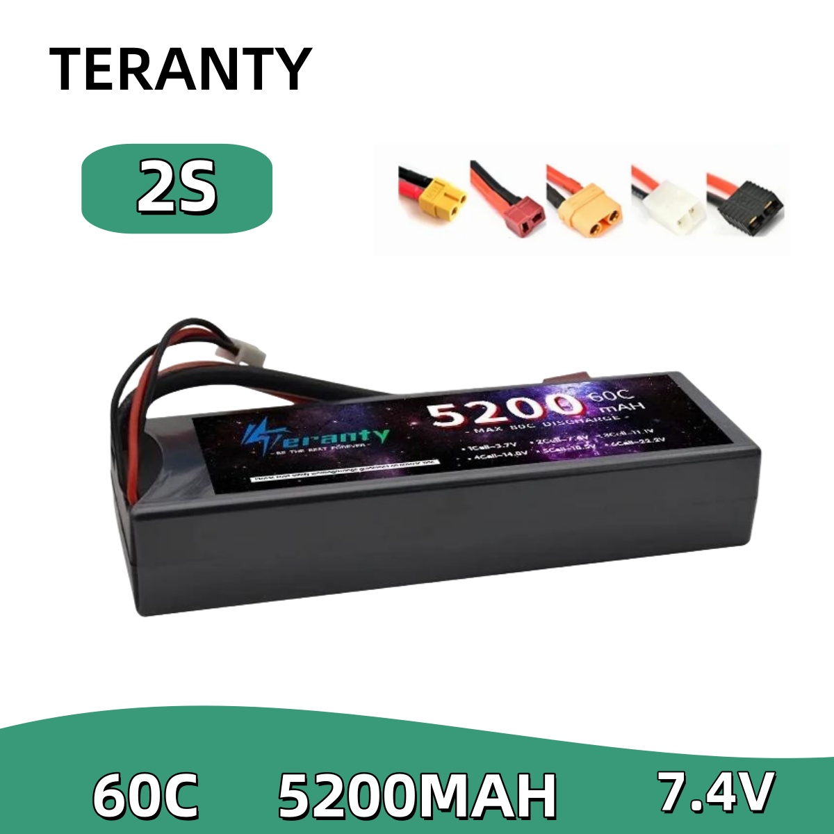 Lipo Battery 2s 5200mAh 7.4V 6 - огляд і ціна Rc Helicopter Case